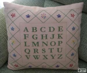 Puzzle Αλφάβητο μαξιλάρι